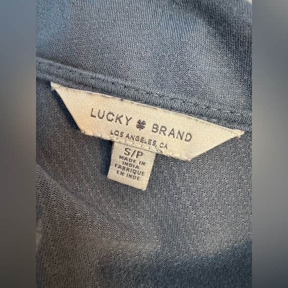 Lucky Brand Floral Wrap Top - Picture 10 of 13